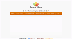 Desktop Screenshot of ecstasyabuse.com