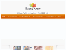 Tablet Screenshot of ecstasyabuse.com